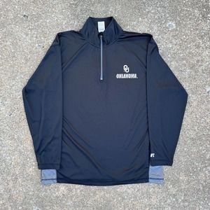 Russell Athletics Pullover Mens Large Oklahoma‎ Sooners Football Black Gray